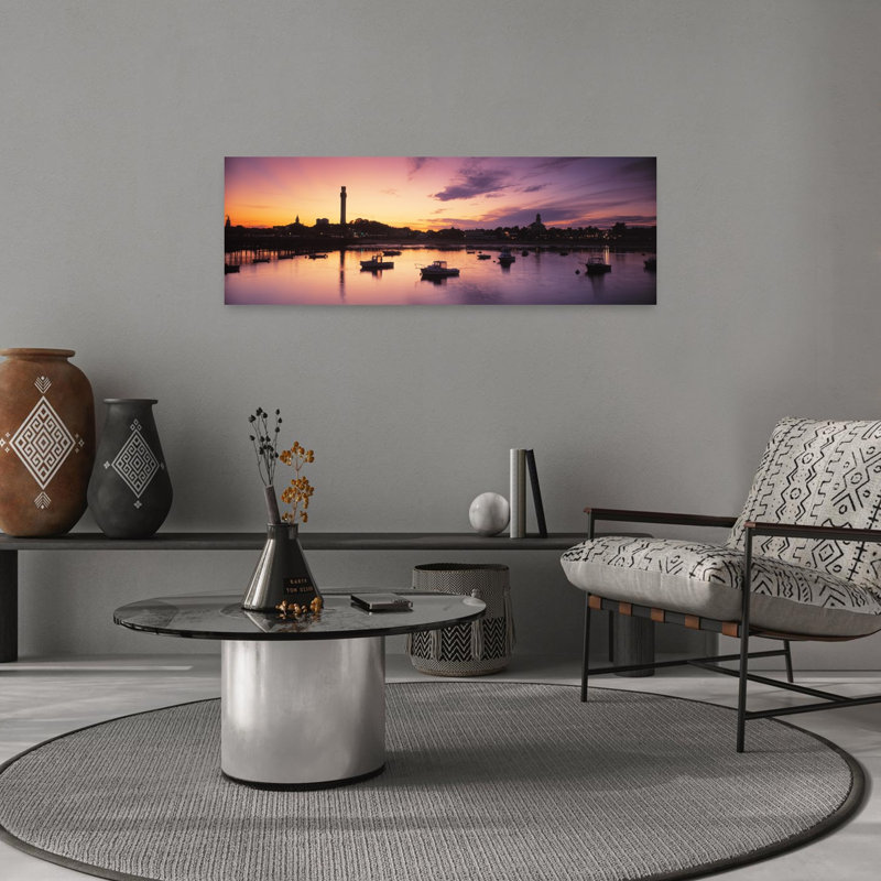 Harbor Cape Cod MA by Walter Bibikow - Wrapped Canvas Panoramic Print, 30.48 cm H x 91.44 cm W