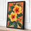 Hibiscus in Gold Botanical - Wrapped Canvas-1545310883-1545310886