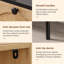 Armoire à chaussures en rotin peu encombrante avec 4 portes rabattables pour l'organisation du vestibule