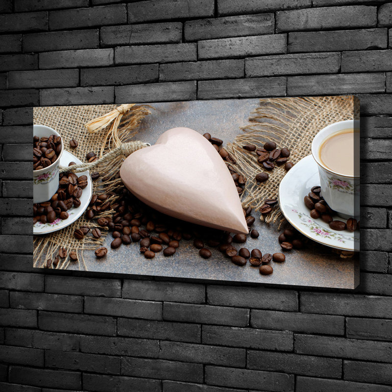 Coffee With Milk - No Frame Print on Canvas