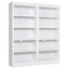 Bibliothèque polyvalente à 5 niveaux avec tablettes réglables pour le rangement à la maison et au bureau