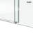 44-49" W x 72" H Frameless Single Sliding Shower Door with 3/8" Clear Tempered Glass - Square Top Rail-122852293