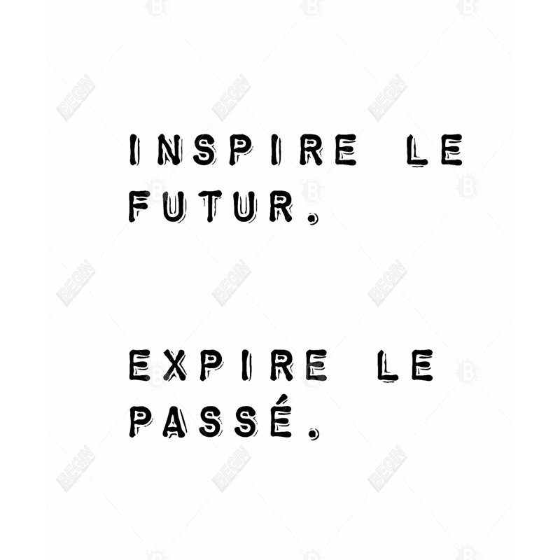 Inspirer le futur - Toile Expire the Past | Décoration de bureau Hobbys
