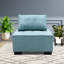 Repose-pieds carré standard touffeté de 29,92 po Raiden-695584574