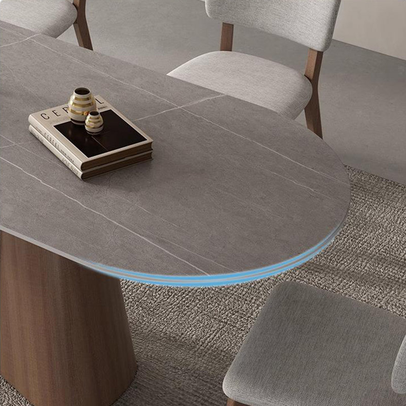 Table de salle à manger moderne et minimaliste, H 29,53 po x L 55,12 po x l 31,5 po
