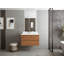 Meuble-lavabo simple 36 po avec plateau en quartz Hor Orlando