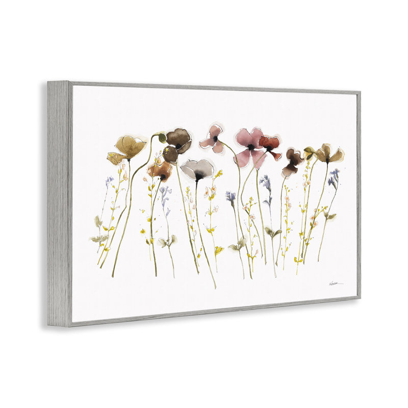 Printemps, coquelicots, art par Shirley Novak bf-996, H 20 po x l 30 po, Estampe numérique Farmhouse