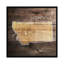 «Montana Rustic Map» par PI Galerie - Reproduction d'art graphique sur toile-31850820-73202115-73202116