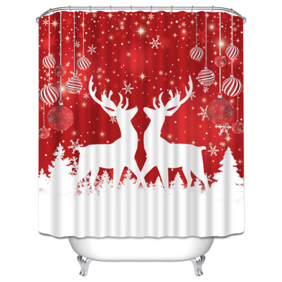Elies Shower Curtain with Hooks Included