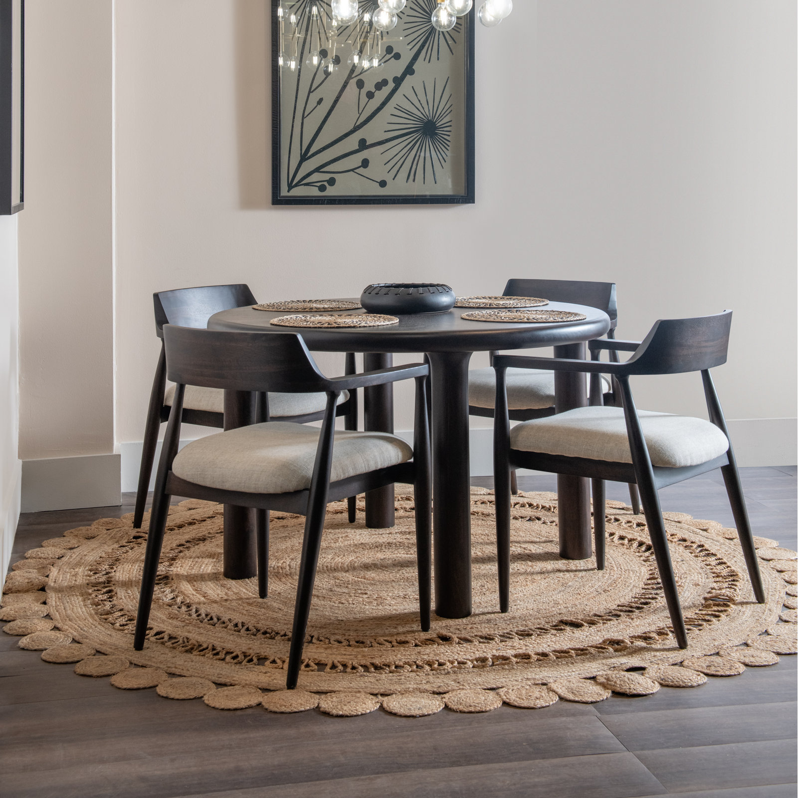 Tico 48" Solid Wood Dining Table