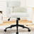 Upholstered Swivel & Adjustable Height Office Chair, Clover-shaped Desk Chair with Armrest-1961563422