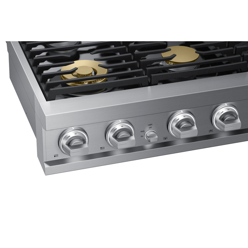 36" Gas Rangetop 6 Burners, NG/LP, Silver Stainless