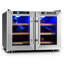 Klarstein Dual Zone 54cm Freestanding 12 Bottle