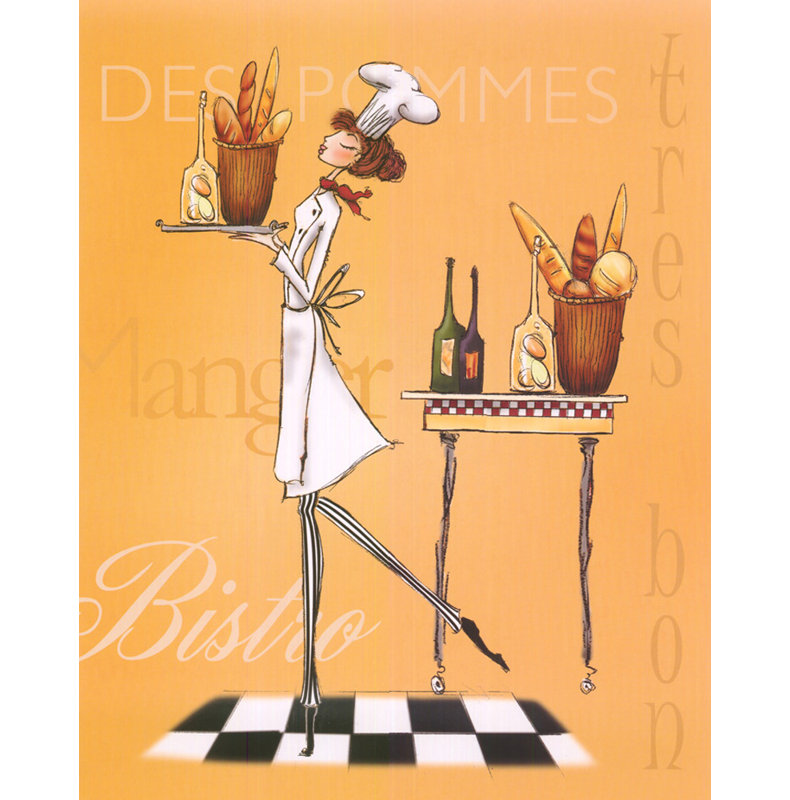 Sassy Chef IV, H 18 po x l 14 po