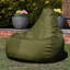 icon Dalton High Back Adult Gaming Indoor Outdoor Bean Bag Chair, Black-121418014