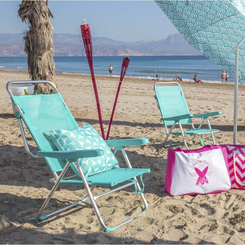 Folding Beach Chair, Blue
