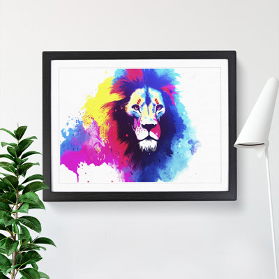 Colourful Lion Vol.2 Abstract - Print