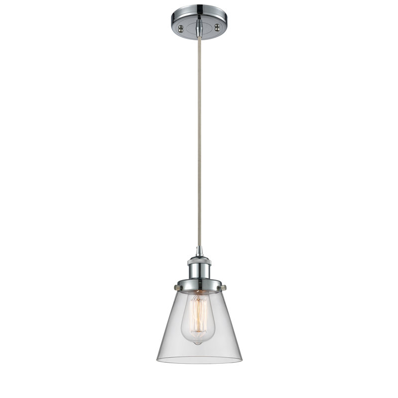 Wilmoth 1 - Light Single Pendant, LED, Clear, Polished Chrome