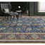 Tapis bleu de haute qualité noué à la main