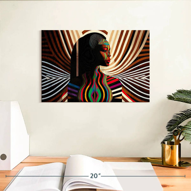 Fille africaine Leisha, H 8 po x l 12 po