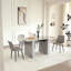 Chaises de salle à manger en cuir, chaises de cuisine en similicuir de style Mid-Century-9896388-9896393