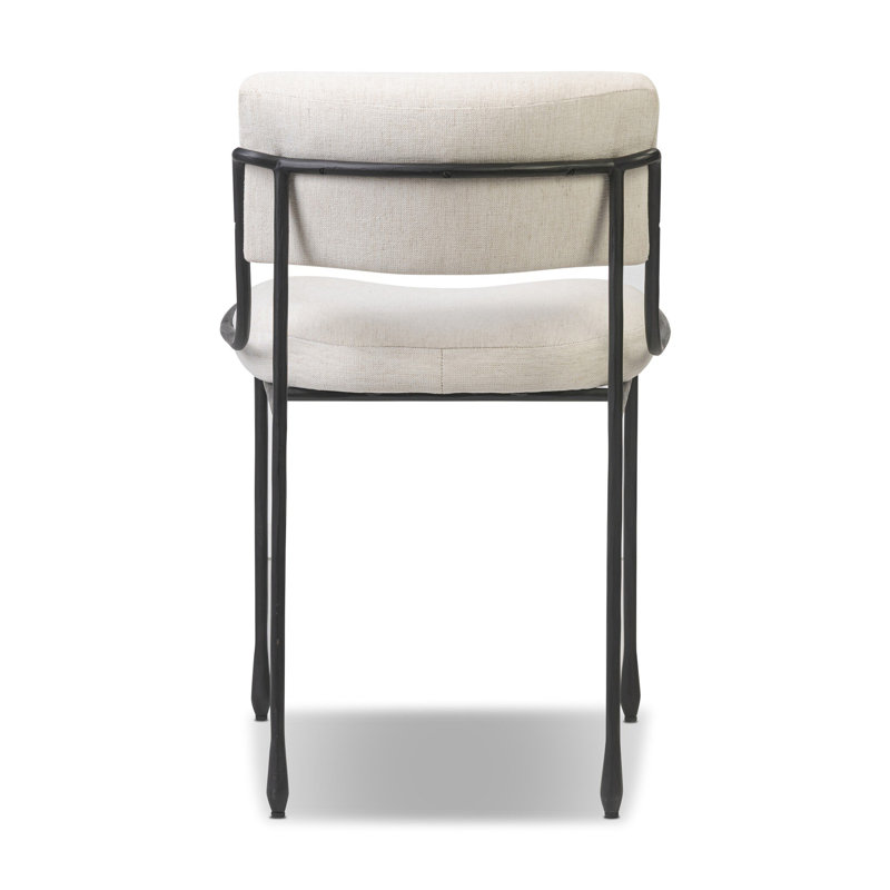 Nettie Dining Chair-Crypton Nomad Snow, Crypton Nomad Snow