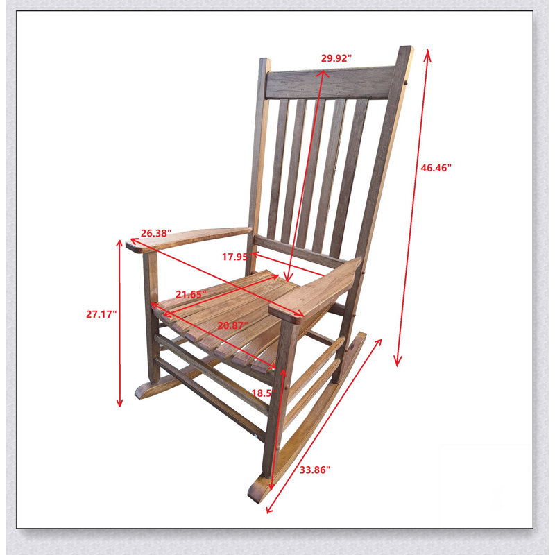 CHAISE DE ROCHE PORCH ADULTE Brun Base solide, confortable, durable et magnifique