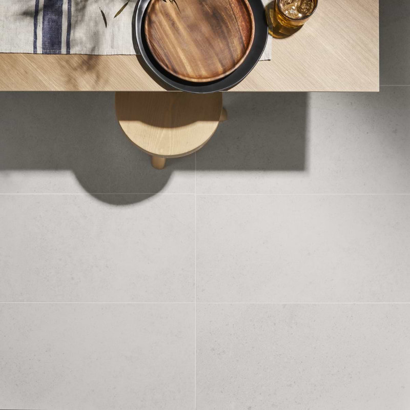 New Rock 12x24 Matte Porcelain Tile, Perla White
