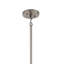 Suspension Darton 18 po L à 4 lumières, couleur étain classique, grand modèle avec verre transparent, par Kichler-50259421