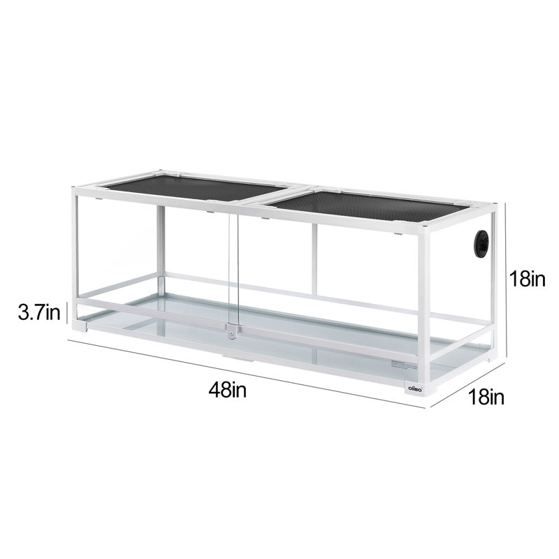 48'' x 18'' x 18'' Reptile Terrarium
