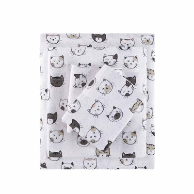Ensemble de draps en flanelle de coton Gracie Mills Atticus