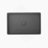 19.68'' Concrete Vessel Rectangular Modern Dark Gray With Patterns Bathroom Sink