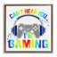 Cadre flottant Rainbow Don't Hear You Gaming, design par Kim Allen-514385857-514385863