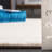 Textural Hand Tufted Wool/Cotton Geometric Rug in Ivory-1916622770