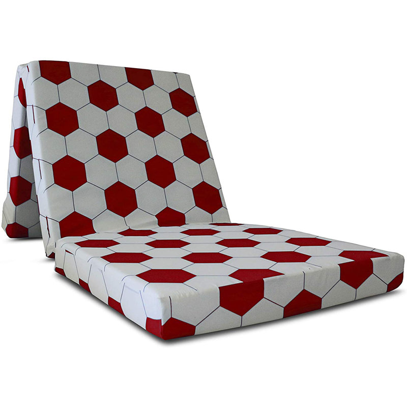 Dull Symple Stuff Foam Mattress, Red/White