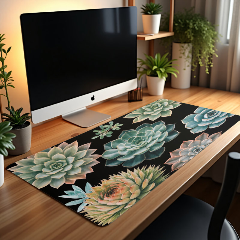 Polyester Desk Pad, 31.5x15.5