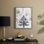 «Christmas Holiday Art», reproduction encadrée CECV III