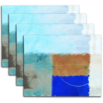 Napperon abstrait en polyester