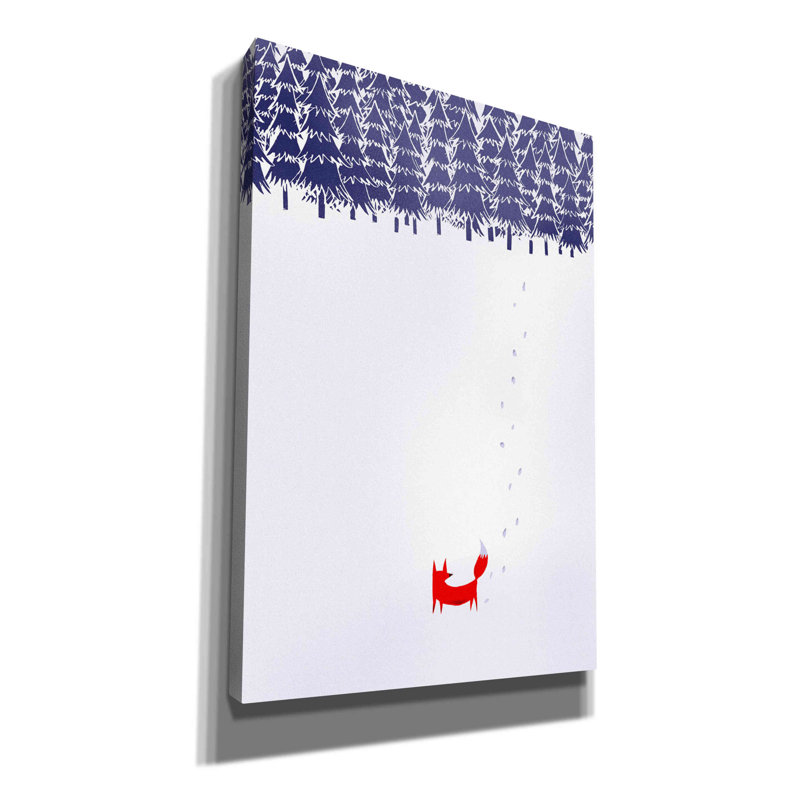 «Alone In The Forest» par Robert Farkas, art mural sur toile, H 18 po x l 12 po x P 0,75 po