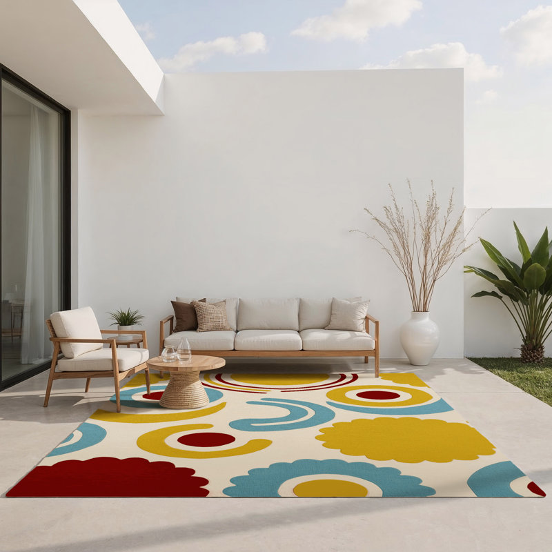 Tapis intérieur et extérieur Jazzy Line, Rectangulaire 2 pi x 3 pi