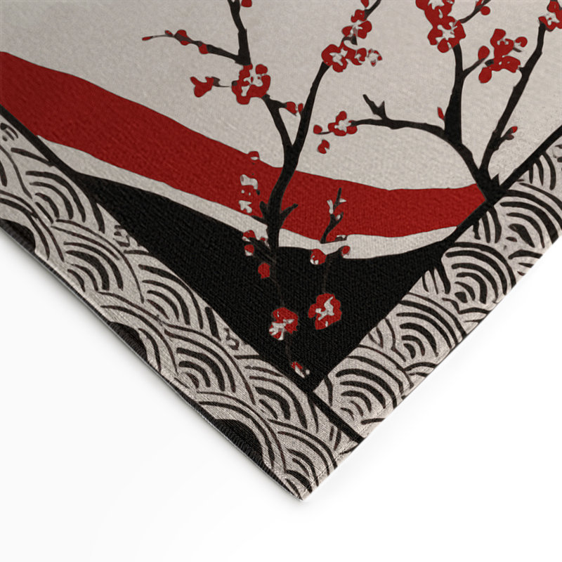 Tapis intérieur et extérieur Petal Harmony, Rectangle 1 pi 6 po x 2 pi 6 po