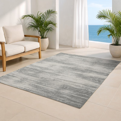 Tapis gris abstrait intérieur et extérieur