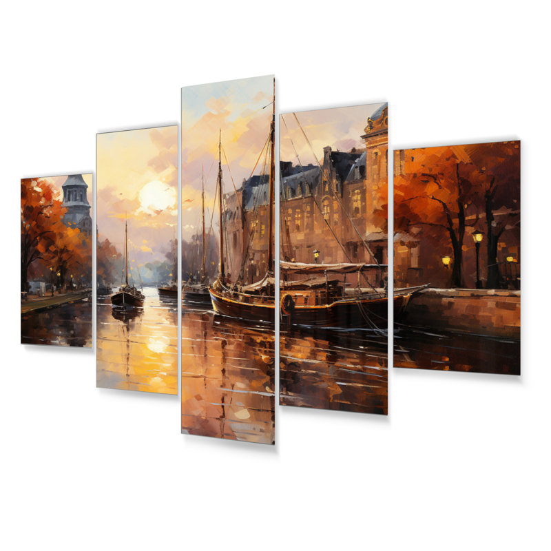 Ensemble de 5 décorations murales