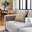 Coussin décoratif brun à motif clair Haylie, H 17,75 po x l 17,75 po x P 5,8 po Haylie