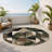 Grid Pulse Indoor And Outdoor Area Rug-1433704230