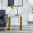 Kyia Glass Top End Table-1563398330