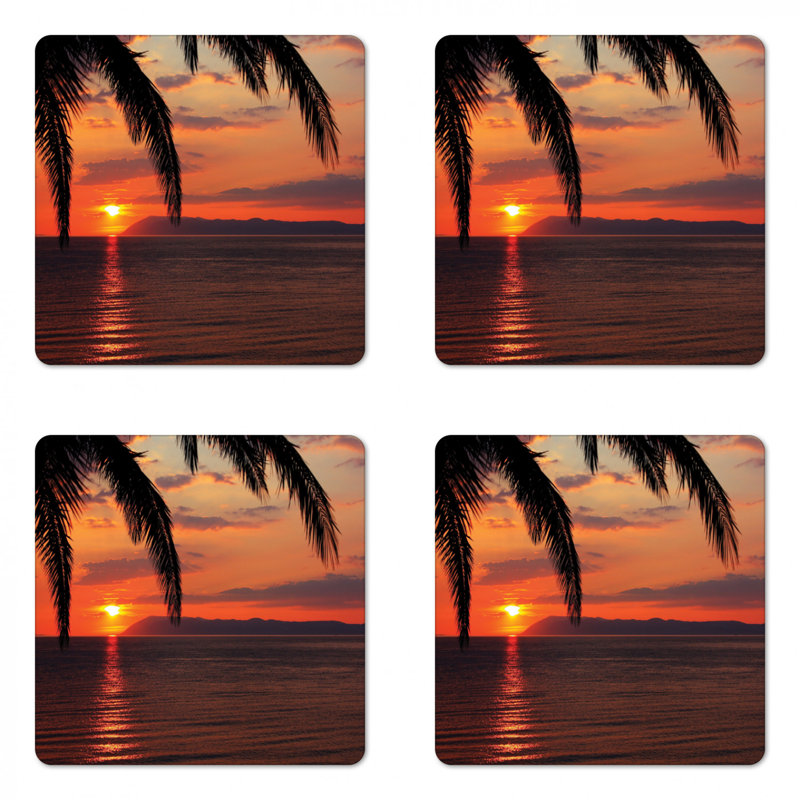 Square 4 Piece Coaster Set