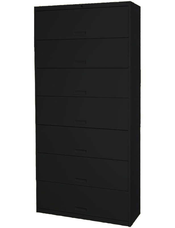 Armoire haute verrouillable Pandora, Noir