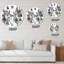 Bouquets tropicaux avec fleurs de frangipanier plumeria - Horloge murale traditionnelle-93594441