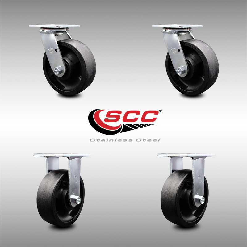 Gla Filled Caster Set with Ball Bearings